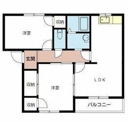 パストラル田寺東の物件間取画像